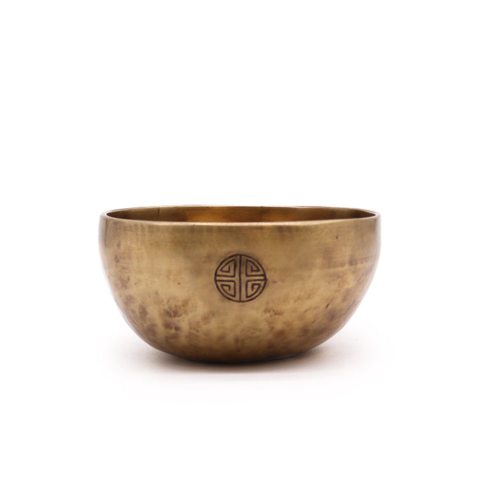 Small Nepalese Brass Singing Bowl - Moon, 13cm