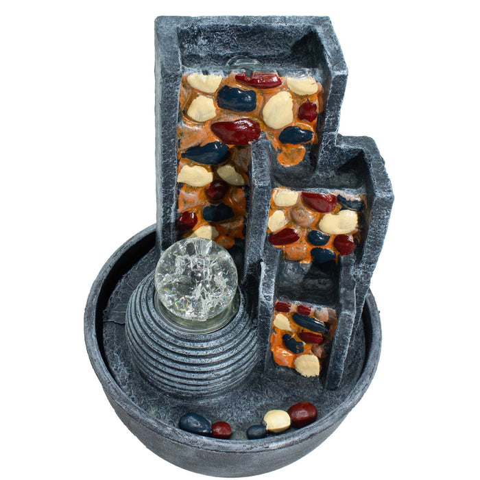 Tabletop Water Feature - Pebble Wall