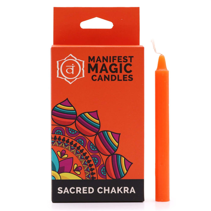 Manifest Magic Candles - Sakrales Chakra, Orange