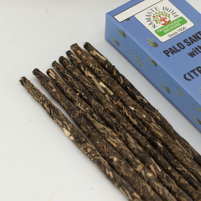 Erd-inspirierte Räucherstäbchen – Palo Santo mit Citronella