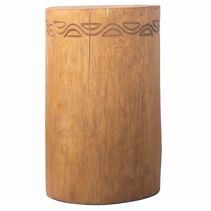 Albasia Wood Tribal Plant Stand - Natural