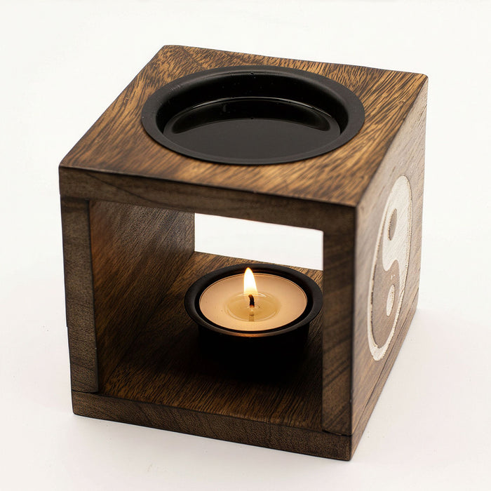 Mangoholz-Duftlampe – Yin Yang