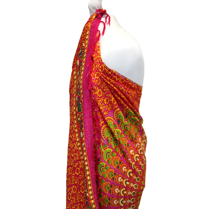 Mandala Sarong – Rubin/Limone