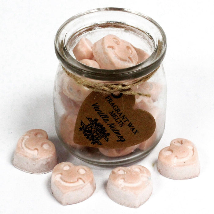 Sojawachs-Melts im Glas – Vanille-Muskatnuss