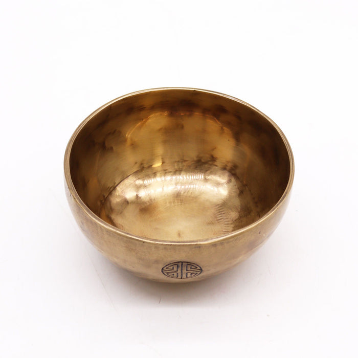 Small Nepalese Brass Singing Bowl - Moon, 13cm