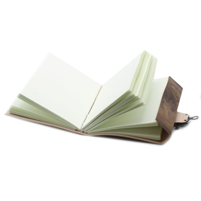 Leder Notizbuch - Drache (20x15cm)