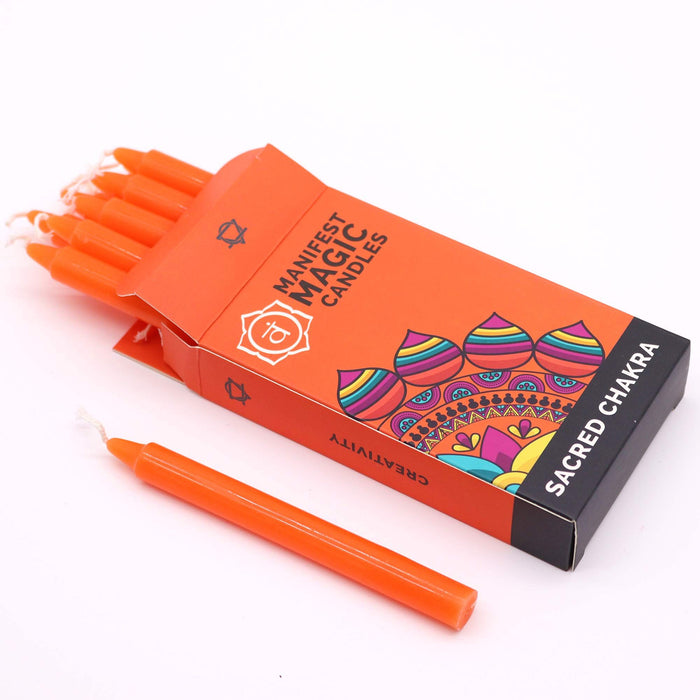 Manifest Magic Candles - Sakrales Chakra, Orange