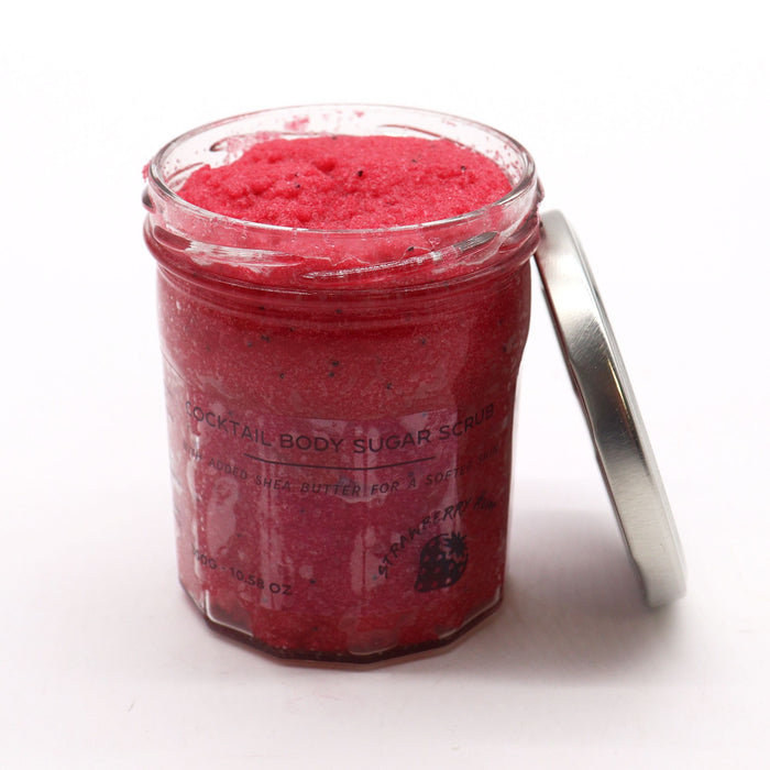 300g Fragranced Sugar Body Scrub - Strawberry Rum