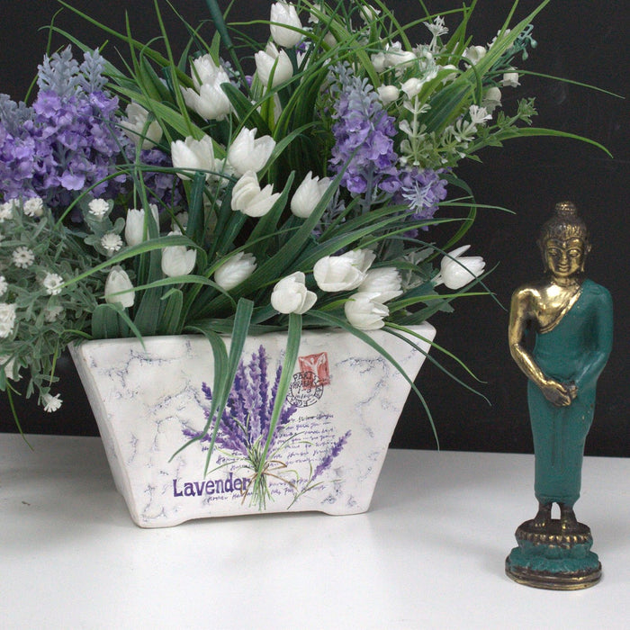 Stehende Buddha-Statue aus Messing, mittelgroß