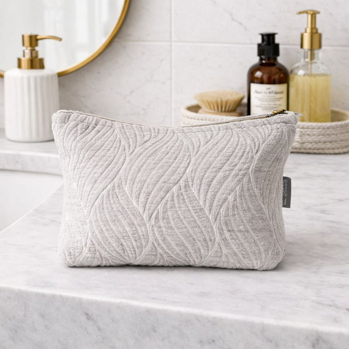 Nomad Sari Indische Jacquard Kulturtasche – Moonlit Weave
