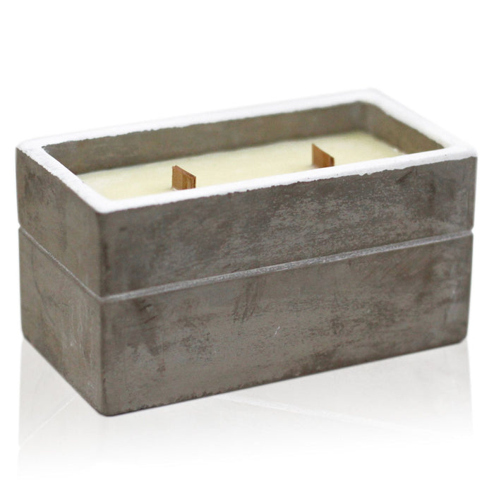 Concrete Candle Box - Spiced South Sea Lime