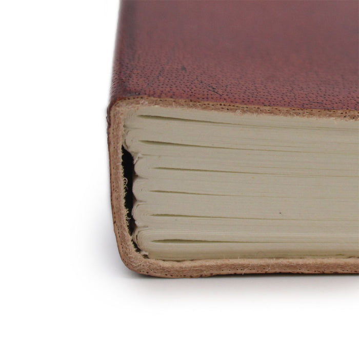 Vegetable Tanned Leather Notebook with Strap - Cosmic Goddess (Medium)