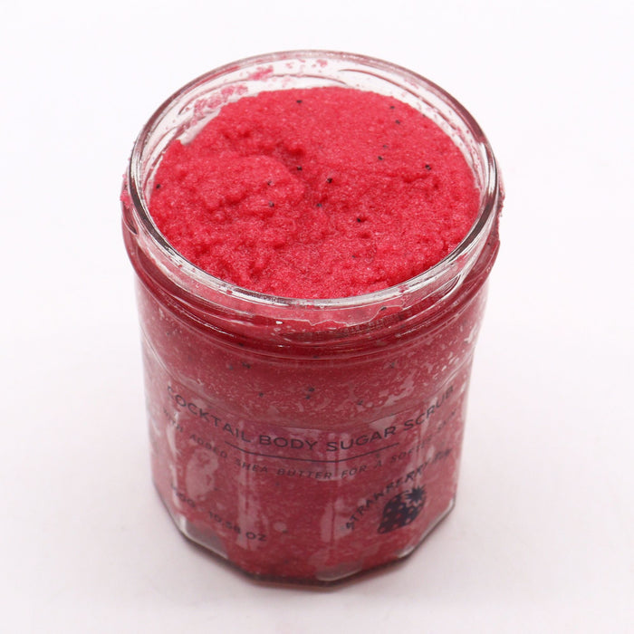 300g Fragranced Sugar Body Scrub - Strawberry Rum