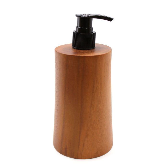 Seifenspender aus natürlichem Teakholz – konisch zulaufend – 200 ml