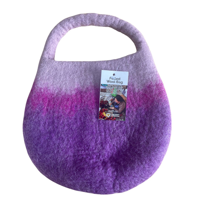 Wassergefilzte Tasche – Biene, Lavendel