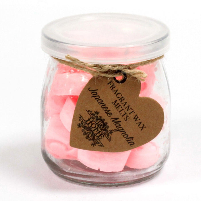 Sojawachs-Melts im Glas – Japanische Magnolie