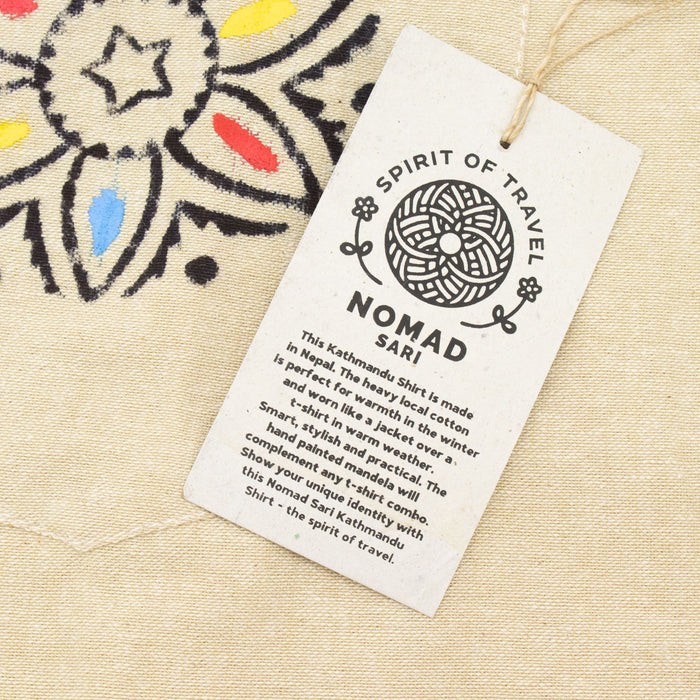 Soft Cotton Kathmandu Shirt - Stone (Large)