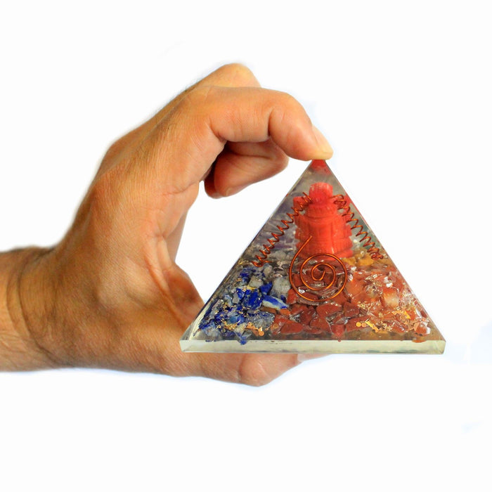 Orgonit-Pyramide - Ganesha (Mittel)