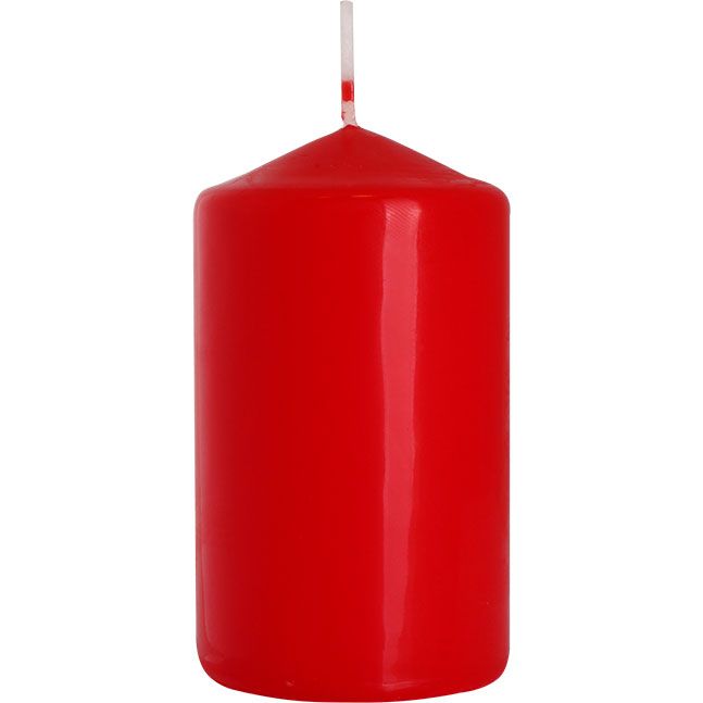 Stumpenkerze – Rot, 60x100mm