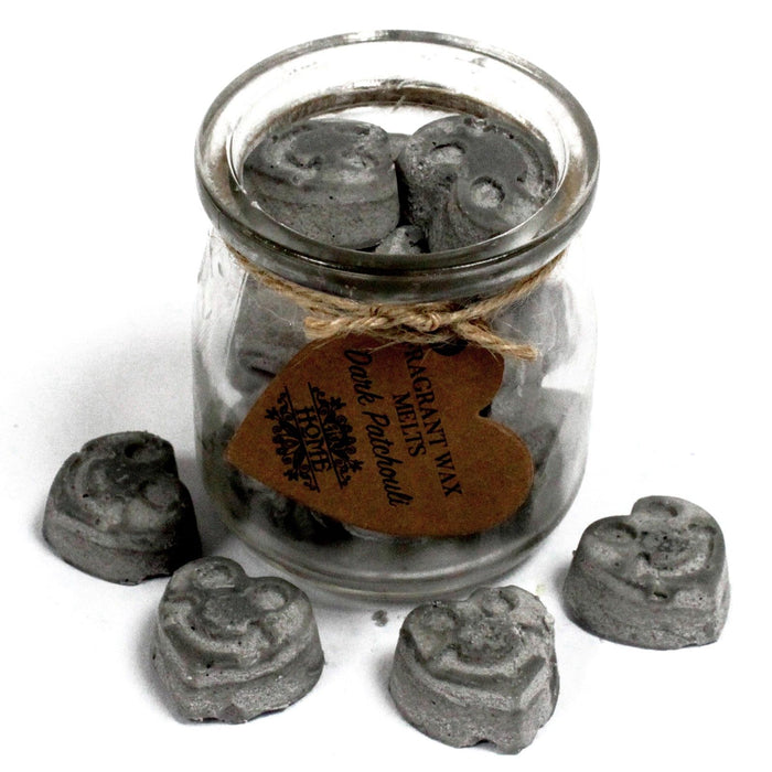 Sojawachs-Melts im Glas – Dunkles Patschuli