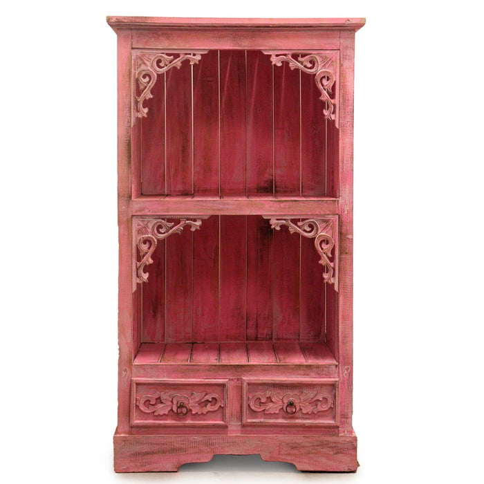 Albasia Badezimmerschrank – Rosa gewaschen