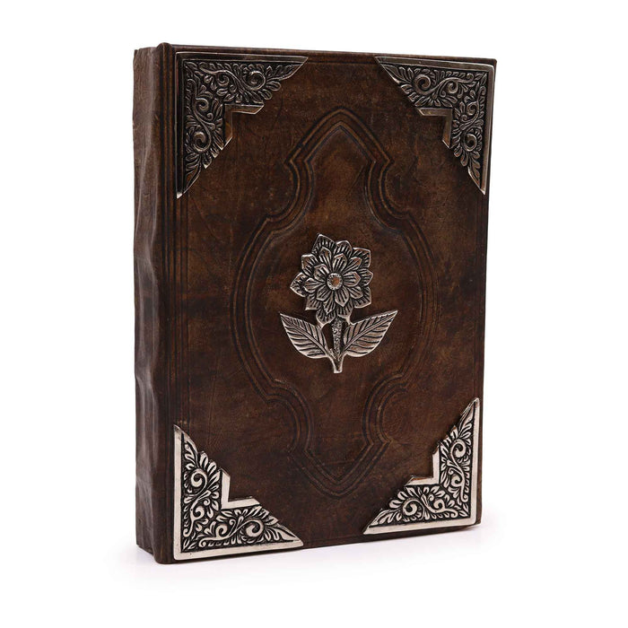 Leder Notizbuch - Rose (25x18cm)
