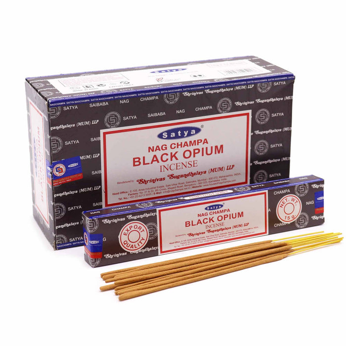 Bâtonnets d'encens Satya - Black Opium