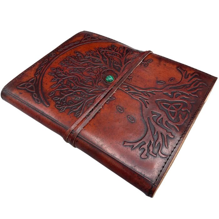 Ledernotizbuch – Lebensbaum (20x15 cm)