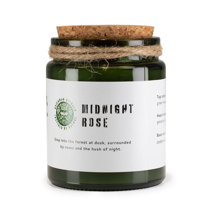 Greenman Woodwick Sojakerze - Midnight Rose
