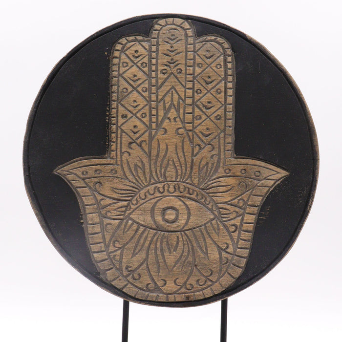 Buddha Feng Shui Set - Hamsa, Grau