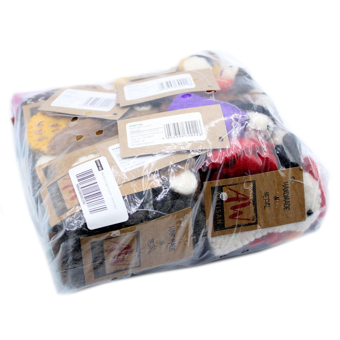36x Filz-Fingerpuppen-Set – Tiere