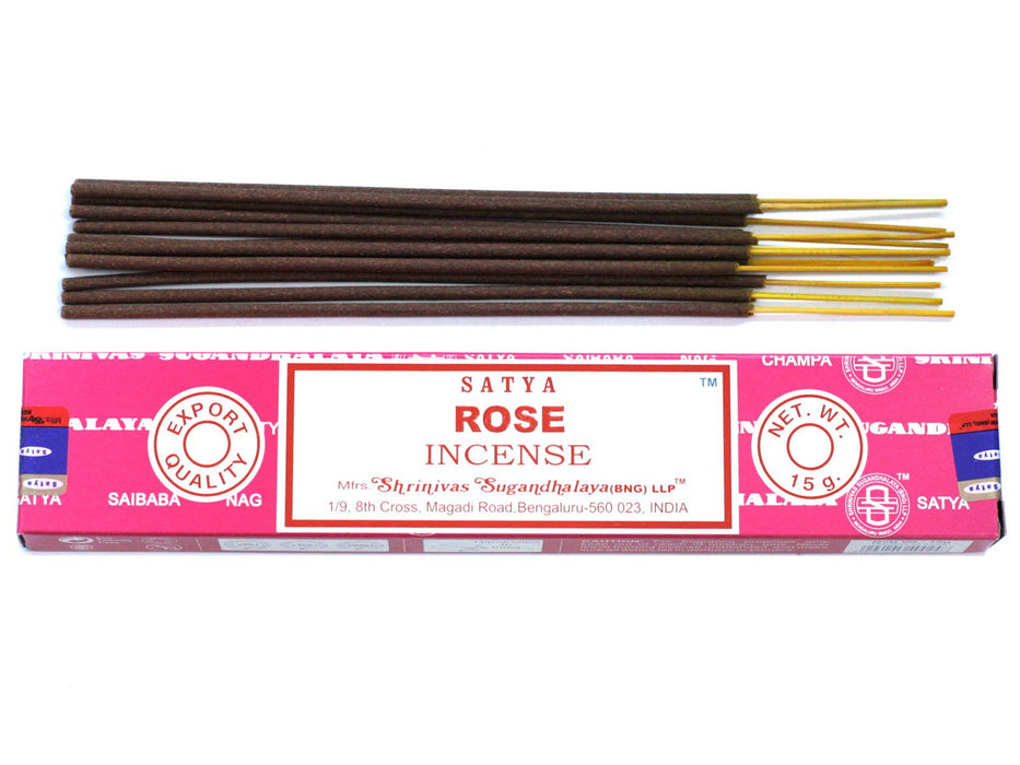 Bâtonnets d'encens Satya - Rose