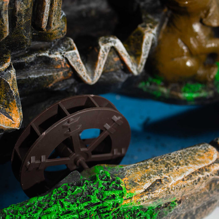 Tabletop Water Feature - Elephants In Love