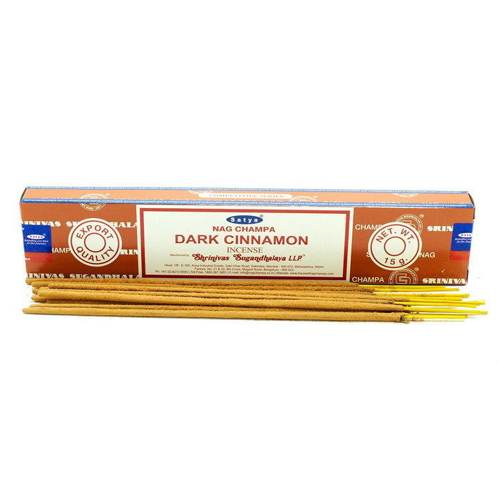 Bâtonnets d'encens Satya - Cannelle Foncée