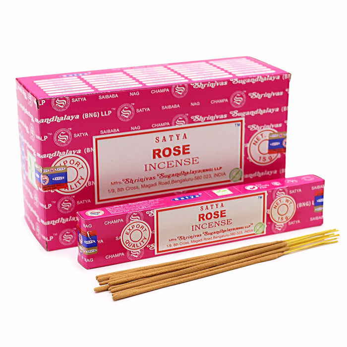 Bâtonnets d'encens Satya - Rose