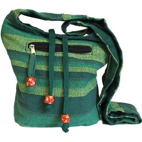 Nepal Sling Bag – Waldgrün