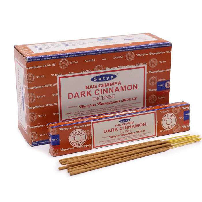 Bâtonnets d'encens Satya - Cannelle Foncée