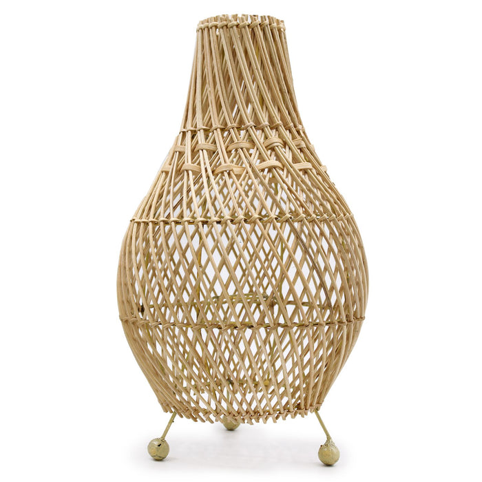 Lampe de table en rotin - Naturel