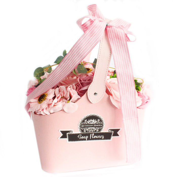 Seifenblumenkorb - Rosa