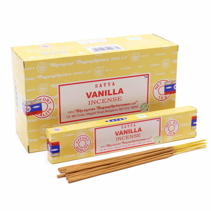 Bâtonnets d'encens Satya - Vanille