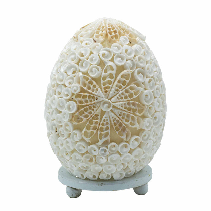 Large Boho Cut Art Sea Shell Lamp - Oval, 15cm