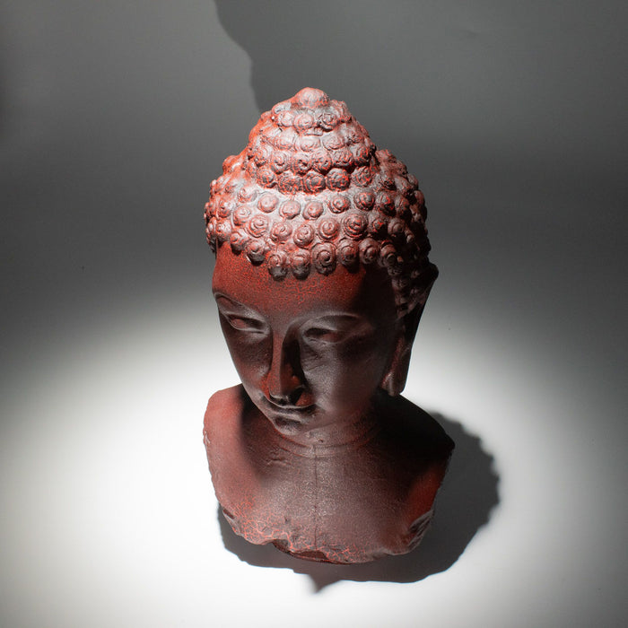 Buddha Glow Lamp - Bust, Molton Lava Crackle