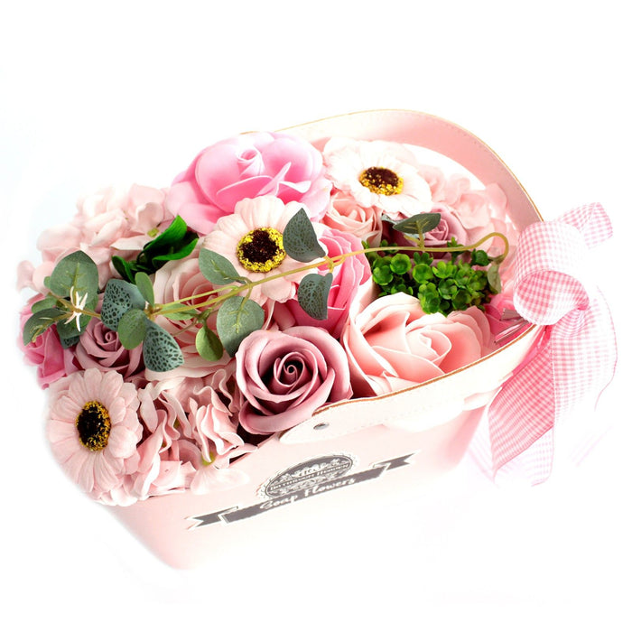 Seifenblumenkorb - Rosa