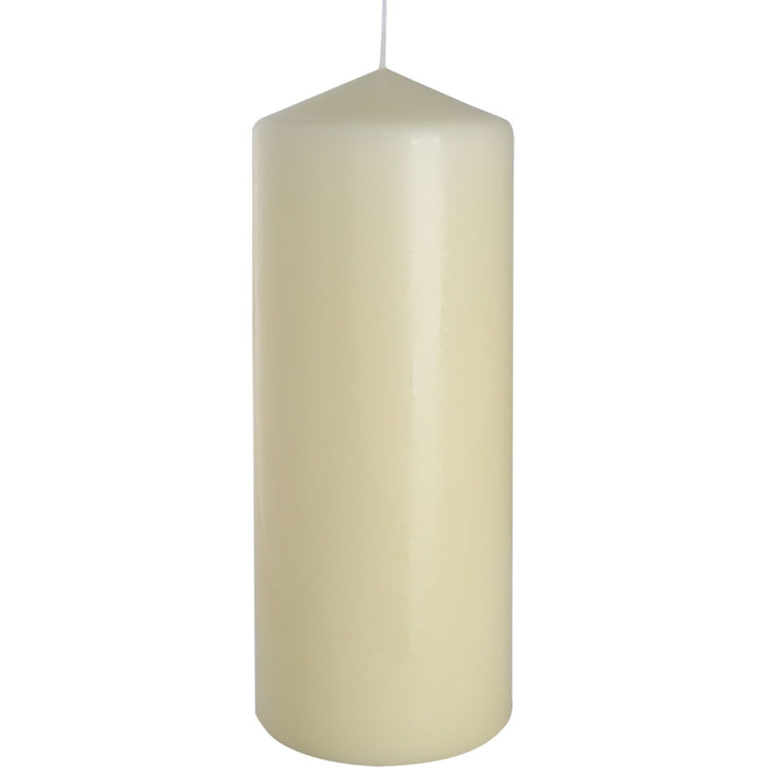 Stumpenkerze – Elfenbein, 80x200mm