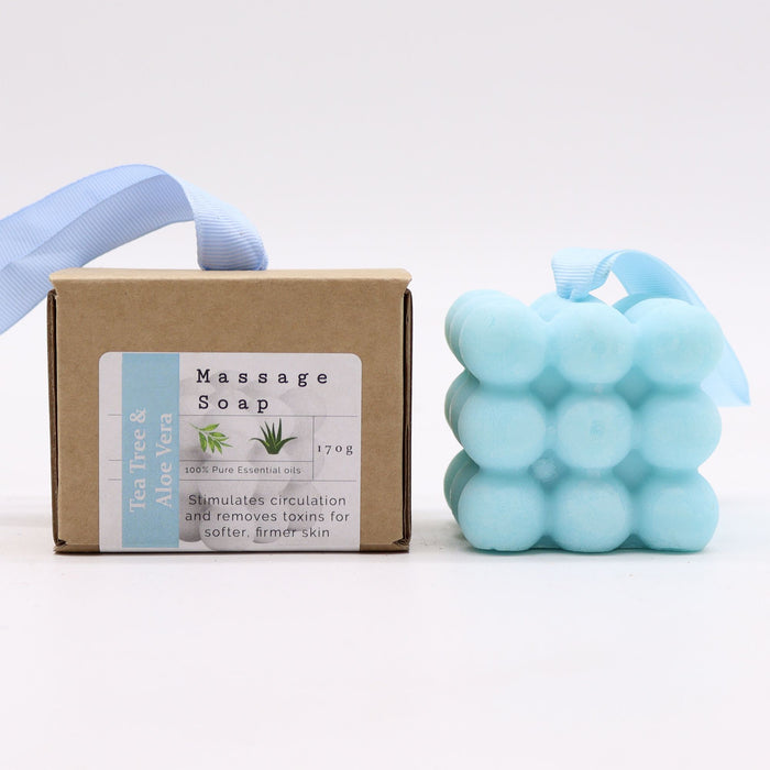 Massage-Seife - Teebaum & Aloe Vera