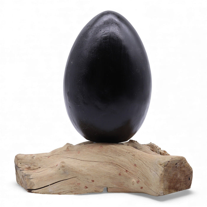 DriftGlow Lamp - Grey Crackle 'Lava Egg' Shade