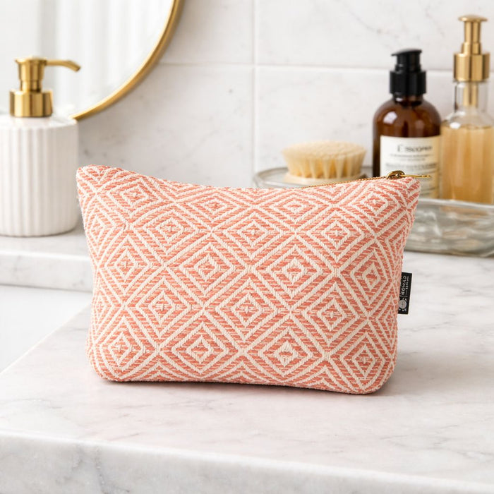 Nomad Sari Indische Jacquard Kulturtasche - Korallenlabyrinth