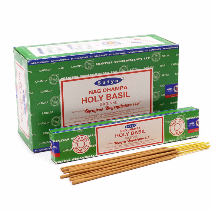 Bâtonnets d'Encens Satya - Basilic Sacré