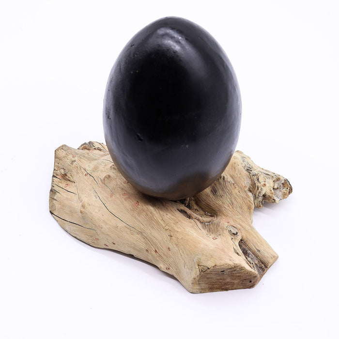 DriftGlow Lamp - Grey Crackle 'Lava Egg' Shade