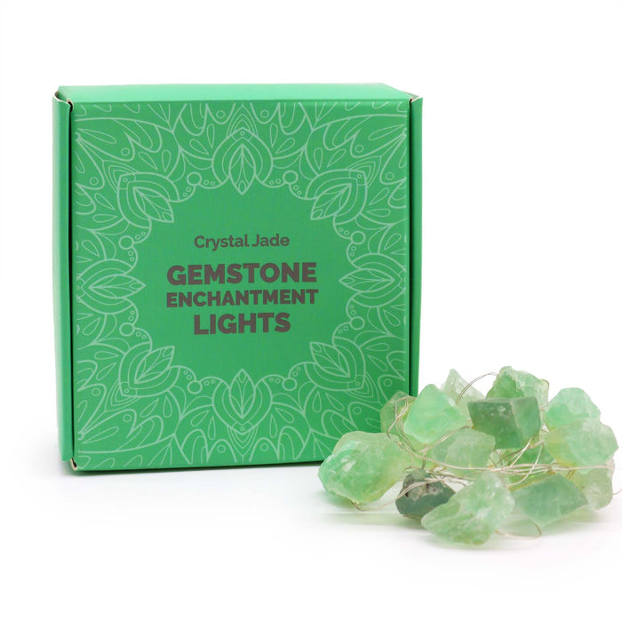 Lumières d'Enchantement de Pierres Précieuses - Jade de Cristal